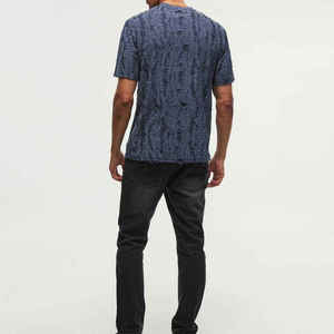 Camiseta Premium Oversize de Algodón 100% con Lavado Enzimático Ácido, Estilo Vintage de Alto Gramaje, Hombro Caído, Logotipo Personalizado, Ropa Streetwear OEM - Product Image 2
