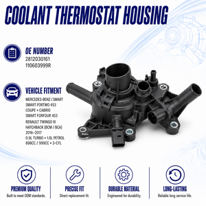 Termostato de Refrigeración para Mercedes Benz, Renault y Smart OE 2812030161 Compatible con Fortwo <span class=keywords><strong>0</strong></span> 90L, Pieza de Refrigeración para Pedidos al por Mayor - Product Image 1