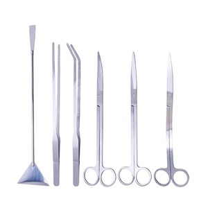 ชุดอุปกรณ์ทำความสะอาดตู้ปลา คีมตัดกิ่งไม้น้ำ กรรไกรตัดแต่งต้นไม้น้ำ ตะหลิวสำหรับตู้ปลา - Product Image 3