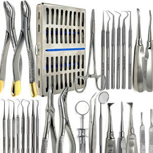 Kit d'instruments de chirurgie dentaire orale en acier inoxydable, ensemble d'instruments chirurgicaux manuels, kit d'outils dentaires, usage médical, Dentavex CE - Product Image 1