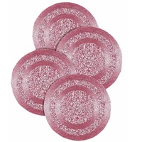 Nouvelle arrivée Tapis de table en perles de verre fabriqués à la main Lot de 4 pièces Plaque de chargement en perles Tapis de table décoratif en paillettes au prix de gros