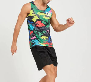 Débardeur pour homme en coton 100% de haute qualité, sublimation, séchage rapide, respirant, écologique, décontracté, streetwear, personnalisable - Product Image 3