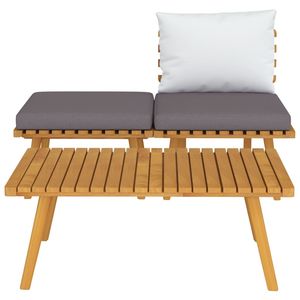 Conjunto de Muebles de Jardín en Gris Oscuro y Blanco para Patio - Product Image 3