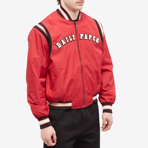 Veste bomber unisexe en chenille avec broderie de logo personnalisé, veste varsity rouge streetwear, veste hip hop, veste letterman pour homme, vêtements d'extérieur - Product Image 2