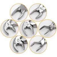 Ensemble de pinces dentaires manuelles professionnelles en acier inoxydable, pinces coupantes pour fils orthodontiques, instruments de laboratoire, utilisation en clinique hospitalière MOL