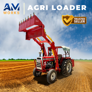 Chargeuse sur pneus agricole avec godet 4-en-1 pour tracteur Mahindra, dotée d'une capacité de levage élevée et d'une structure détachable - Product Image 3