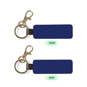 Premium Leather Keychain with Mini Jacket Design Stylish <b>Key</b> Holder for Men Women and Car Accessories - Product Image 3