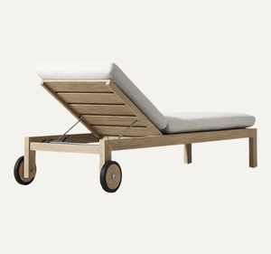 Silla de Playa Moderna de Madera Maciza Ecológica Amangiri para Hotel y Jardín, Silla de Piscina para Villa, Tumbona de Lujo - Product Image 5