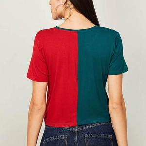 Camisetas Cortas de Mujer al por Mayor, de Alta Calidad, Ecológicas, con Estampado, Ajustadas, de Satén Transpirable, Estilo Único, Novedad de Verano - Product Image 5