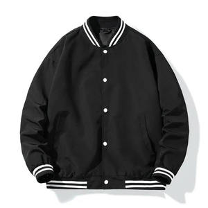 Wool Sleeve Fashionable Varsity <b>Jacket</b> for <b>Men</b> <b>Winter</b> <b>Jackets</b> Custom Color Stand Collar Front Logo <b>Waterproof</b> Breathable - Product Image 5