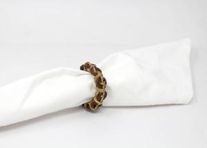 Anillos de Servilleta Redondos Ecológicos de Bambú y Yute para Bodas Clásicas - Product Image 3