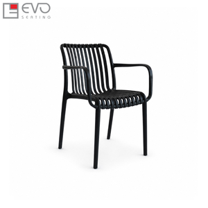 <b>Stackable</b> Plastic <b>Chair</b> for Indoor and <b>Outdoor</b> Business Environments with Easy Clean Surface Finish - Product Image 5