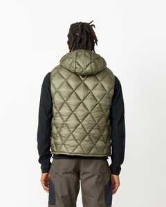 Chaleco acolchado de invierno para hombre con costuras de diamante, sin mangas, ligero, cálido, para exteriores, con cremallera, brillante - Product Image 2