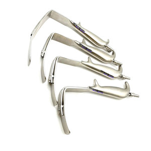 Écarteur mammaire pour chirurgie plastique avec lumière en forme de L, outil médical en acier inoxydable - Product Image 1