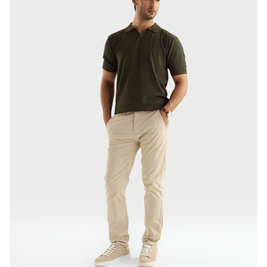 Camisa de Golf Formal para Hombre, Sólida, Transpirable, Ligera, de Secado Rápido, Ropa Deportiva de Alto Rendimiento, Absorbe la Humedad, Personalizable OEM - Product Image 5