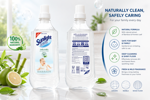 Sunlight Bioshield <b>floor</b> cleaner cinnamon and orange 1kg x 12 Bottles - Product Image 4