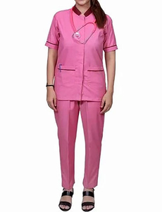 En gros, Tenues d'hôpital, Blouse de soins infirmiers à manches courtes, Combinaison médicale, Ensemble de blouses médicales pour femmes, Été - Product Image 2