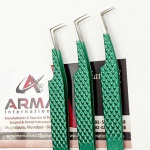 Pincel de Pestañas Ecológico de Acero Inoxidable con Punta Afilada de 90 Grados, Probado a Mano, Precisión, Durabilidad y Punta de Fibra Sostenible - Product Image 5