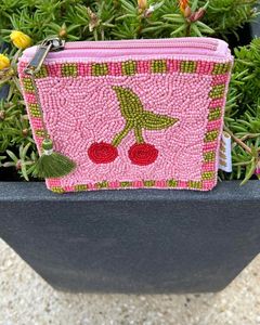 Handmade Silk Embroidery Fashion Small Jewelry Gift Storage <b>Pouch</b> Bag Zipper Closure - Product Image 5