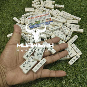 Dés de jeu rectangulaires en os de buffle de haute qualité, écologiques, personnalisés, en corne de buffle polie, style animalier - Product Image 2