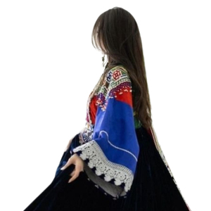 Nouvelles Robes Afghanes en Dentelle pour Femmes, Longueur Ras du Sol, en Satin Écologique, Vente en Gros, Prêtes à Porter, Tenues de Soirée, Robe Afghane Kuchi - Product Image 5