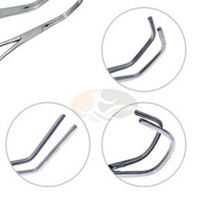 Pinces Cardiovasculaires – Kit de 5 Pièces à Pointe Atraumatique – Instrument Chirurgical d'Exclusion Aortique – Pince Manuelle en Acier Inoxydable – Usage Général - Product Image 4