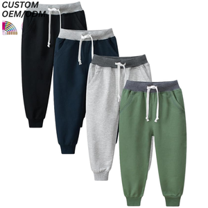 Pantalon large décontracté coréen pour garçons, 100 % coton, respirant, séchage rapide, écologique, longueur intégrale - Product Image 3