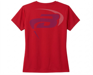 T-shirt de la sororité NSPDK, design avec lettres grecques, pour membres de la sororité, rouge, 100% coton, tissu respirant de haute qualité, col rond - Product Image 3