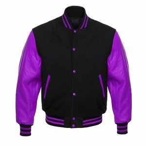 Custom Unisex Varsity <b>Jacket</b> Cheap Warm Wool Stand Collar Hooded Reversible <b>Waterproof</b> Streetwear XL Size Long Clothing - Product Image 4