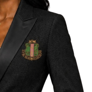 Black Woolen Textured <b>Women's</b> Elegant Tailored <b>Single</b> <b>Breasted</b> Formal Business Office Wear Dressy Fashion Suit <b>Coat</b> Notched - Product Image 3