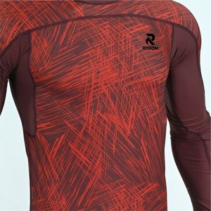 Customize Your Own Logo Sublimated Full Sleeve Rash Guard MMA Rash Guard <b>BJJ</b> Rash Guard, Compression Shirt MMA <b>Rashguard</b> for Men - Product Image 4