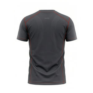 Camisetas Deportivas de Yoga Ligeras de Verano, Tejidas, Ajustadas, Cuello Redondo, Transpirables, para Hombre, para Entrenamiento, Pilates, Running, Fitness, con Logotipo Frontal - Product Image 2