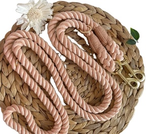 8mm Double Ombre Rope <b>Leash</b> Cotton Rope Dog <b>Leash</b> / Soft Dog <b>Leash</b> - Product Image 1