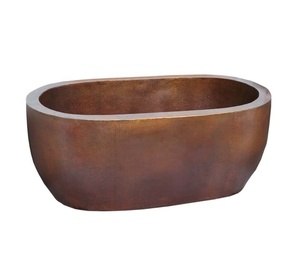 Meilleure vente Baignoire lourde en cuivre faite à la main Baignoire à double paroi Nouvelle forme Vente en gros Fabricant Vente directe d'usine - Product Image 1