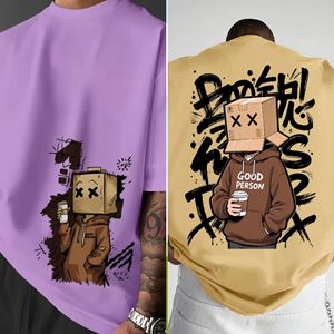 Camiseta de Hombre Casual, Holgada, de Manga Corta, 100% Algodón, Transpirable, Ecológica, con Logotipo Personalizado - Product Image 2