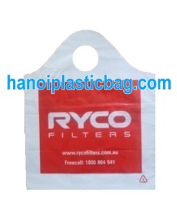 Sacs de livraison de nourriture en plastique LDPE recyclable à l'épreuve de la falsification, imprimés à l'écran, avec poignée en forme de gilet, sac de restaurant - Product Image 5