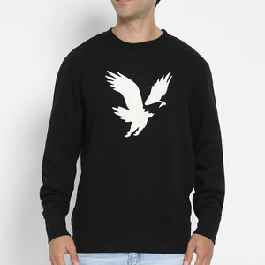 เสื้อสเวตเชิ้ตแขนยาวทรงโอเวอร์ไซส์ คอทรงกลม ผ้าเทอร์รี่ 380 กรัม สำหรับผู้ชาย สั่งทำได้ พิมพ์ลายผ้าฝ้าย 100% ดีไซน์แบบดิสเทรส - Product Image 6