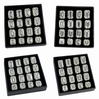 Diamant Solitaire CVD de Laboratoire Certifié IGI, Taille Émeraude, Pureté VS1 Excellente, 10-12 Carats, Couleur D, Perçage Laser