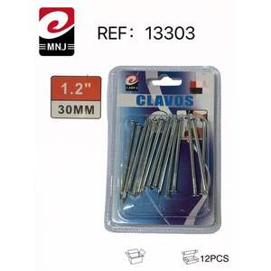 Clous en fer de 1,2 pouce, catégorie de produits premium - Product Image 1