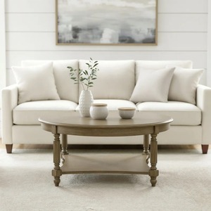 Modern Faux Marble Top <b>Coffee</b> <b>Table</b> With Metal Frame Minimalist Living Room Furniture Durable Design - Product Image 2