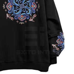 Sudadera con Capucha de Invierno, Elegante y a la Moda, Bordada, Sólida, 2026, Hecha a Medida, 100% Algodón, Felpa, Ecológica, Transpirable, de Secado Rápido - Product Image 6