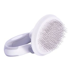 Gyrater Self-Cleaning Swivel Slicker <b>Pet</b> <b>Brush</b> Travel-Friendly <b>Pet</b> Grooming Product - Product Image 1
