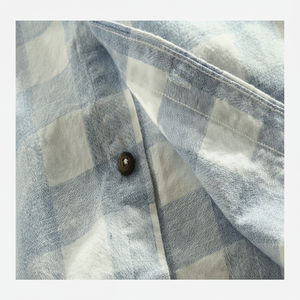 Camisas de Satén Sólido para Hombre, a la Moda, con 2 Bolsillos Delanteros, 100% Algodón, Manga Larga, Corte Regular, con Botones, Transpirables, Casuales de Verano - Product Image 2