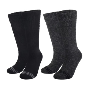 Chaussettes de sport épaisses en tricot ras du cou, hauteur genou, haute qualité, respirantes, couleur unie, pour adultes, avec logo personnalisé - Product Image 1