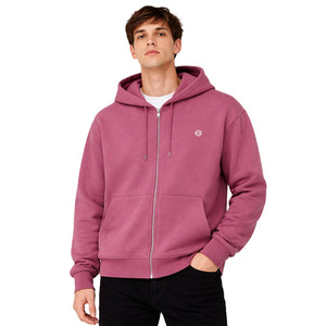 Full Zip Cotton Fleece Hoodies Oversized Streetwear Drawstring Closure Custom Logo Heavyweight Fabric Bulk Wholesale OEM - Product Image 1