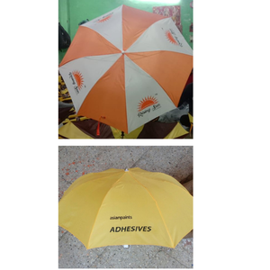 Parapluie pliant personnalisé à trois sections, ouverture manuelle, parasol publicitaire, auvent en polyester, cadeau d'affaires, pour voyage - Product Image 3