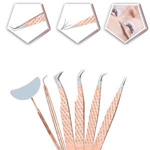 Sturdy Steel <b>Eyelash</b> Tweezers Makeup <b>Tool</b> With Non Slip Handle for Lash Technicians and <b>Beauty</b> Enthusiasts alike - Product Image 3