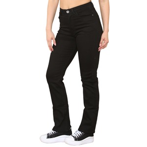 Pantalon en jean large pour femme, mignon, uni, confortable, amincissant, en coton, style streetwear, respirant, séchage rapide, imperméable, lavable, élastique - Product Image 3
