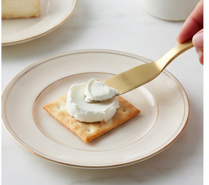 Juego de cuchillos para queso y espátula para queso con acabado dorado mate, utensilios de cocina de acero inoxidable, artículos de cocina de lujo - Product Image 4