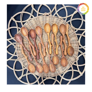 Cuillère en bois, ustensile de cuisine, fournisseur en gros, prix d'usine - Product Image 6